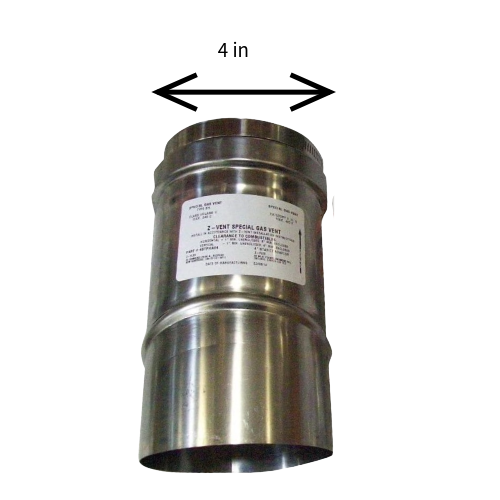 Pentair 77707-0087 Applilance Adapter Kit Z-Flex Venting Dims