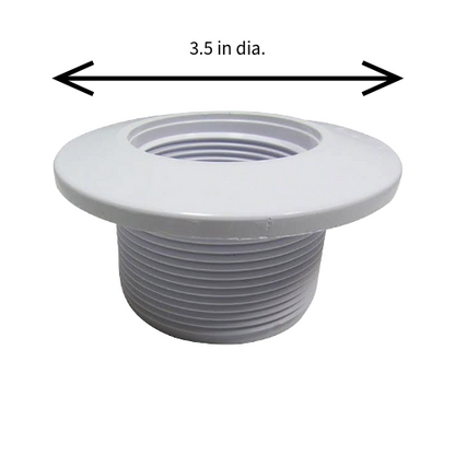 Pentair 542405 Gunite Wall Return Fitting Dims
