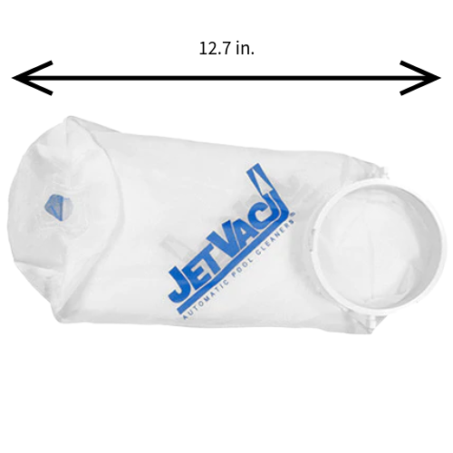 Pentair JV32 Jet-Vac Fine Silt Bag with Lock Ring Dims