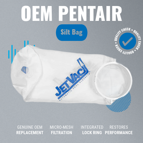 Pentair JV32 Jet-Vac Fine Silt Bag with Lock Ring Features