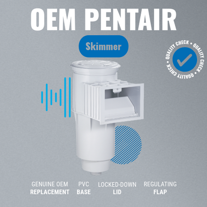Pentair 84420605 Admiral S20 Skimmer Flap Weir Features