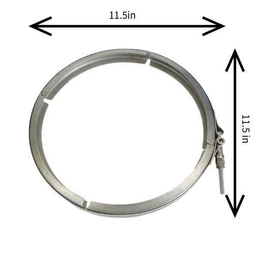 Pentair C119-37S V Clamp Service Kit Dims