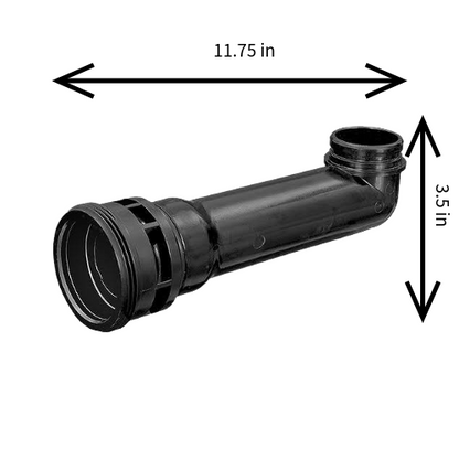 Pentair 190043 FNS Plus Filter Inlet Pipe Assembly with Bulkhead Dims
