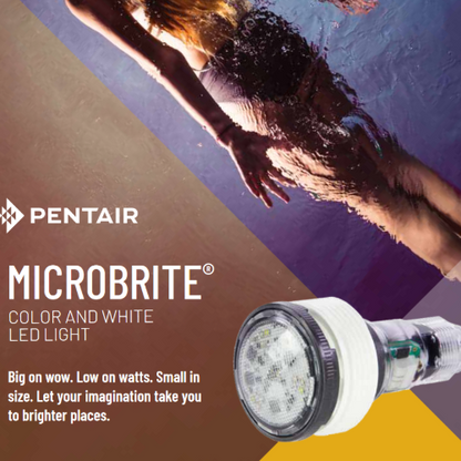 Microbrite Warm White LED Pool Light