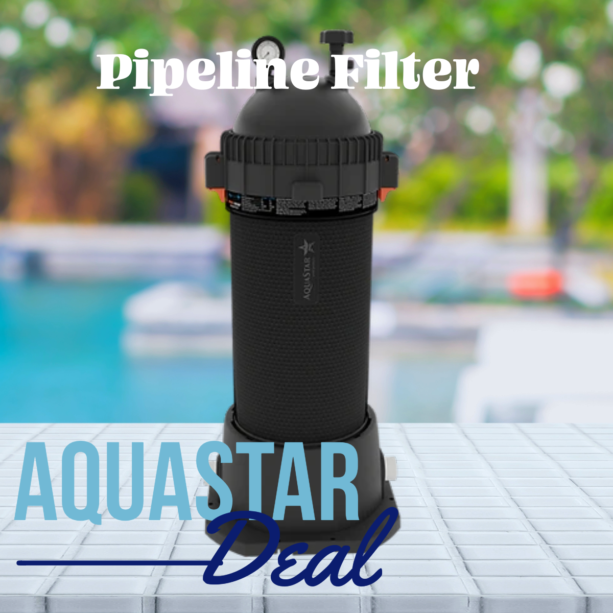 Aquastar Pipeline Filter PLF35000 35000 Gallon 