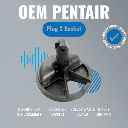 Pentair 14965-0028 Plug & Gasket Assembly MPV 1.5" Features
