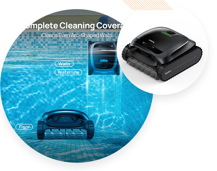 How does the Beatbot A100 compare to mid-range robotic cleaners?