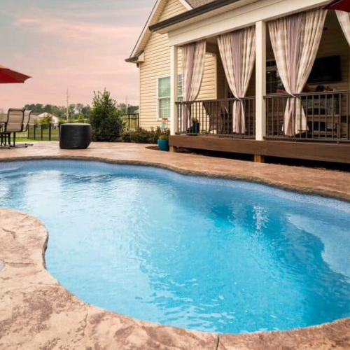 Latham Aruba 11’ x 22’ Fiberglass – Small Freeform Pool Shell