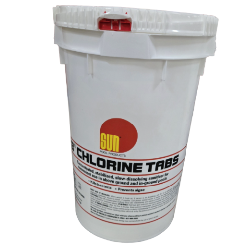 Sun 50 lb Pool Chlorine Tablets 3 Inch Trichlor Tabs