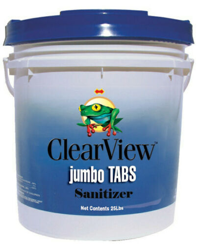 ClearView CVTL025U | 3" Chlorine Tabs 25 lbs