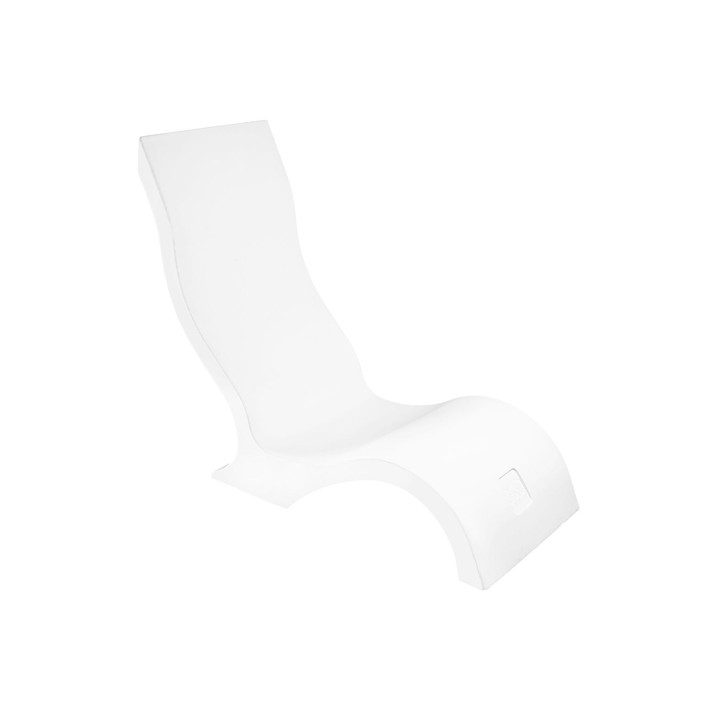 White Ledge Lounger Signature Chair LL_SG_CR